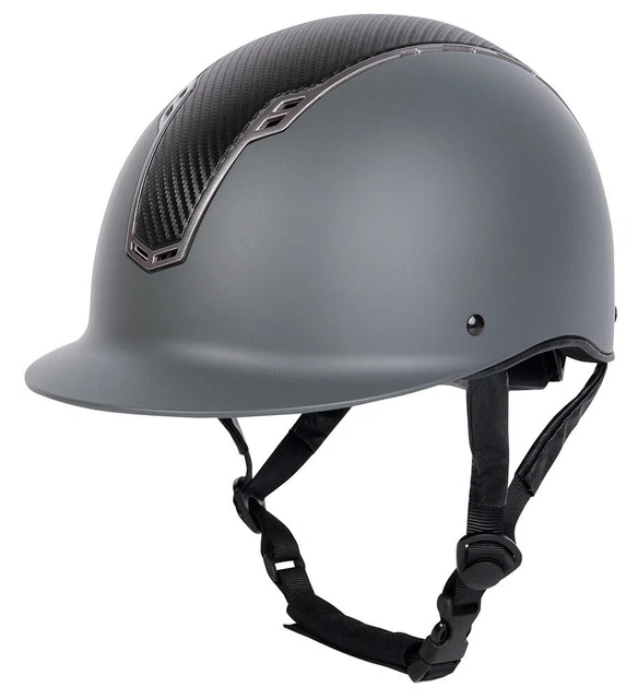 % Harry´s Horse Sicherheits-Reithelm Centaur Carbon grau-UVP €99,95-NuddelHof NH