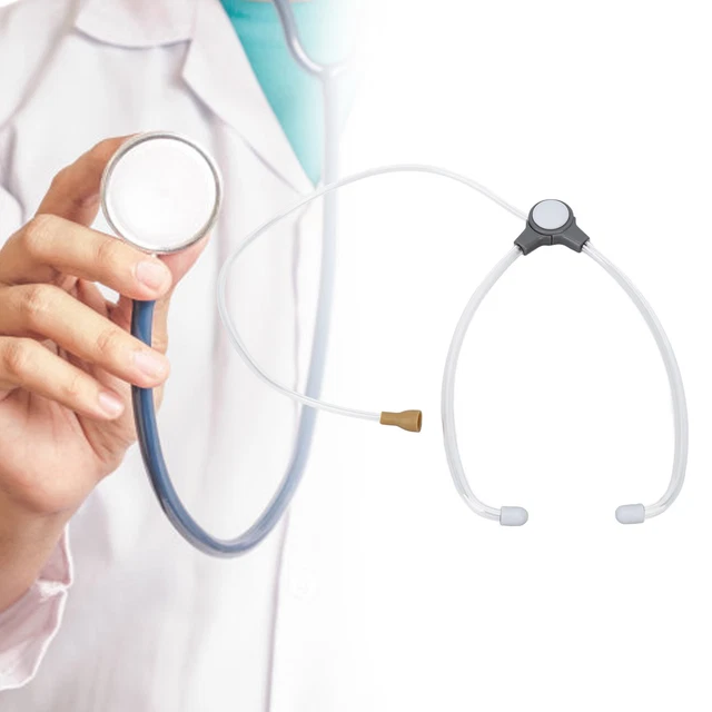 Stethoscope Transparent PP Dual Head Diagnostic Tool Accessory For Monitor BT0
