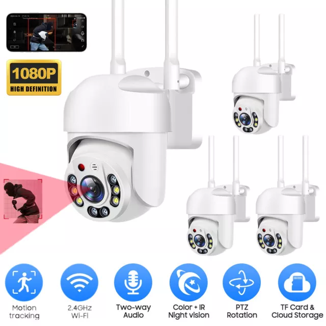 4X ycc365plus APP 1080P Exterior WIFI IP Cámara de Vigilancia Radio Wi-Fi CCTV 3