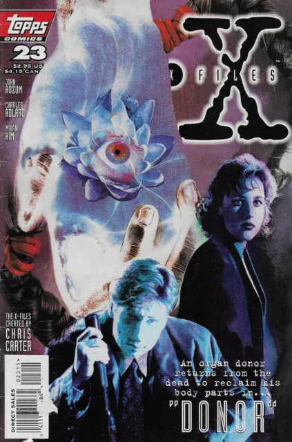 THE X-FILES # 23: "DONOR" - MULDER & SCULLY - 1996 Edition from TOPPS COMICS [E]