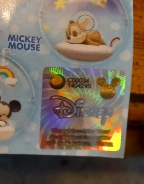 NEW Disney Mickey Minnie Chip Dale Sleeping Mini Figurines in acrylic ball 2