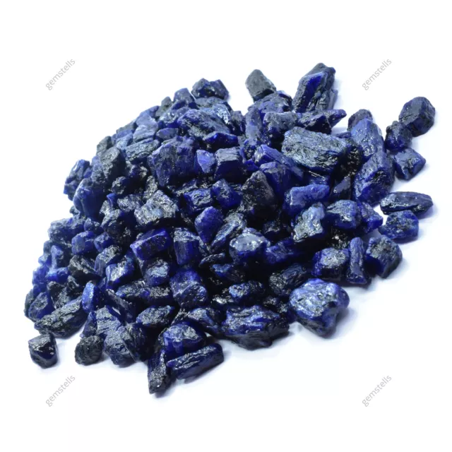 300 Ct Natural Blue SAPPHIRE Uncut Rough Loose Gemstone Lot CERTIFIED