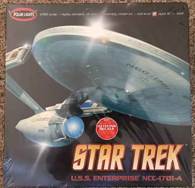 Star Trek USS Enterprise NCC-1701-A Polar Lights 1:350 SEALED NEW IN BOX