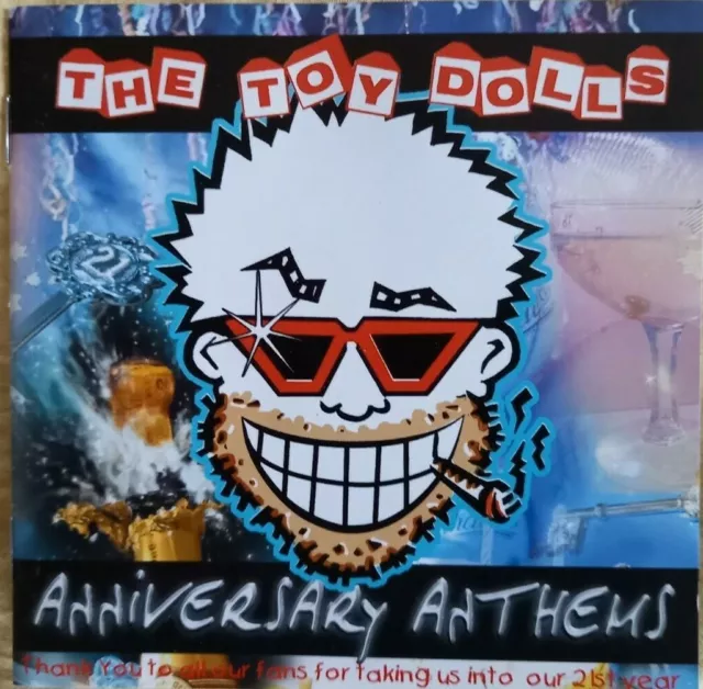 CD THE TOY DOLLS "Anniversary Anthems" Punk Oi! COCK SPARRER Cockney