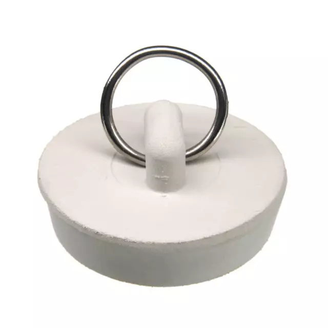 Danco 80227 1-1/2 inch Rubber Drain Stopper, White