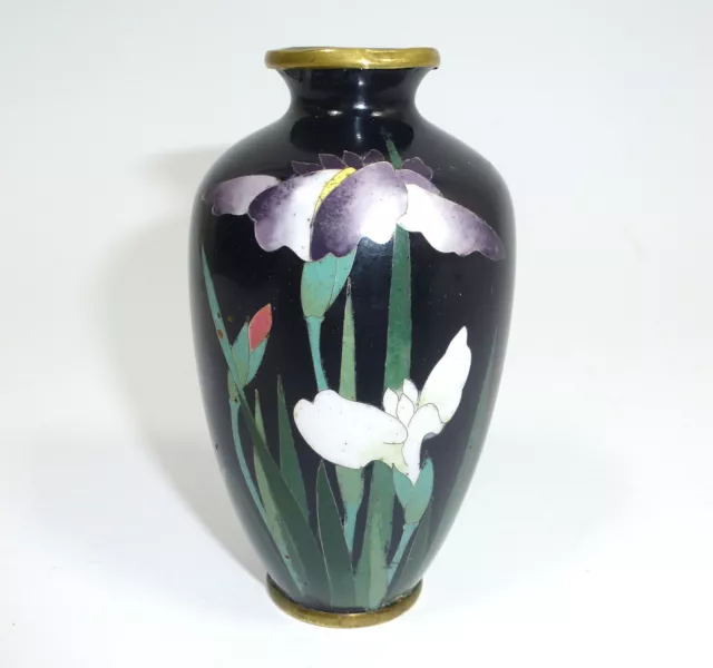Vase Japan Meiji Emaille um 1900