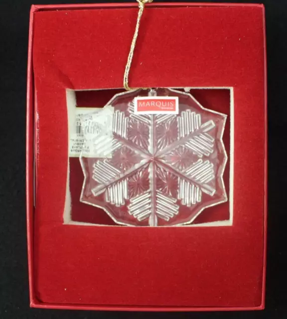 Waterford Crystal Marquis Annual Snowflake 2014 Marvelous Snowflake Ornament