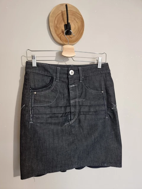 Mini-jupe En Laine Grise MARITHE FRANCOIS GIRBAUD Taille 44 - Neuve Avec étiquettes