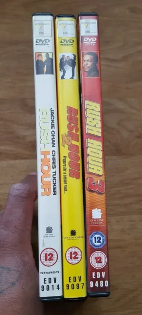 Rush Hour DVD Trilogy bundle - "Rush Hour", "Rush Hour 2", "Rush Hour 3" 3