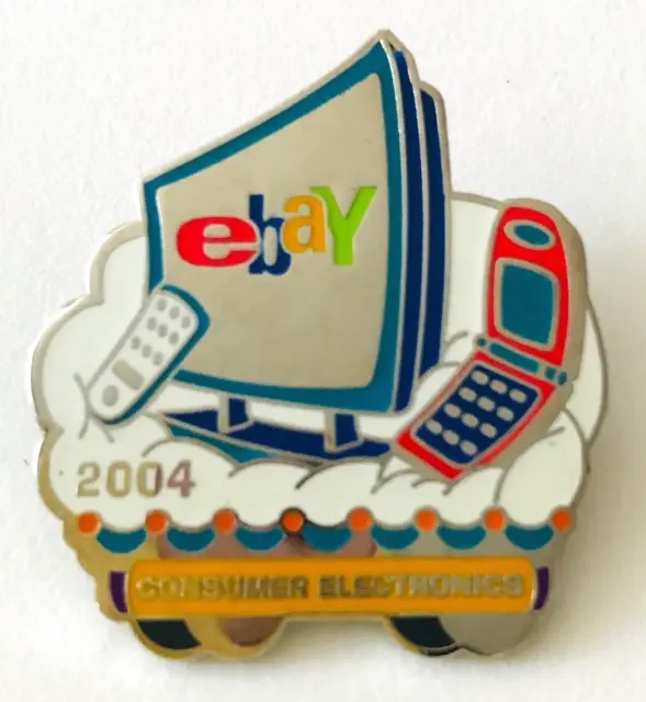 Ebay Live 2004 Lapel Pin Consumer Electronics Category Ebayana Ad Souvenir