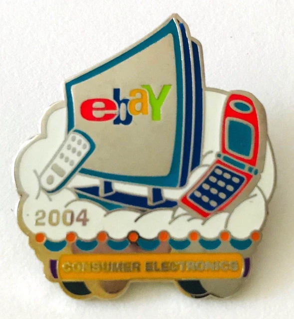 Ebay Live 2004 Lapel Pin Consumer Electronics Category Ebayana Ad Souvenir