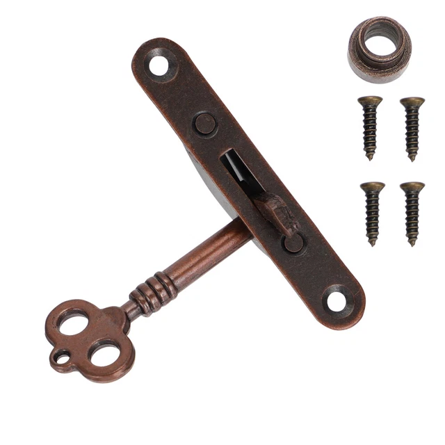 2 Serrature Per Cassetti - Lega Di Zinco, Nero, Con Chiavi, Per Mobili E Ufficio - Foto 8