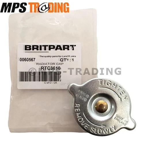 LAND ROVER SERIES 3 Petrol and Diesel 2.25 9lb Radiator Cap UK MADE ...
