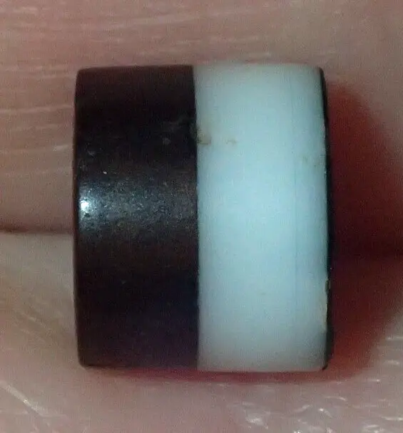 7.5mm Ancient Tibetan, Tibet worry Glass Amulet Pendant Bead, #S6154