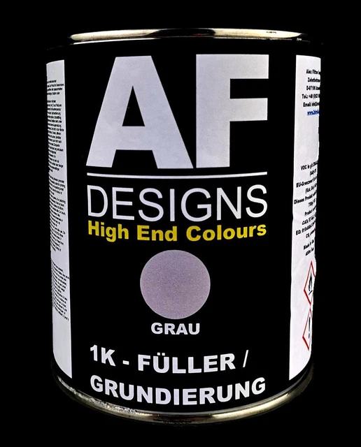 Rostschutz Grundierug Grau 1KG Dickschicht Acryl Füller Metallschutz Füllprimer