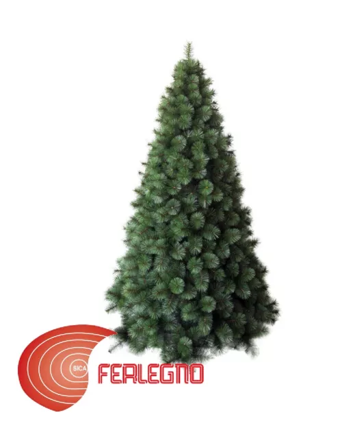 Albero Alberi Di Natale Artificiale Verde 150/180/210/240/270Cm Modello Alpino