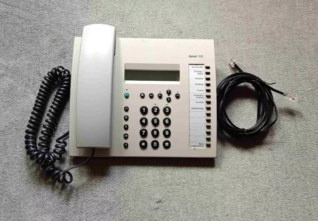 ISDN Telefon tiptel 193, Anrufbeantworter, Telefonbuch für 100 Einträge