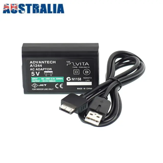 Wall Charger Power Supply AC Adapter Cable For Sony PSVITA PS Vita PSV 1000