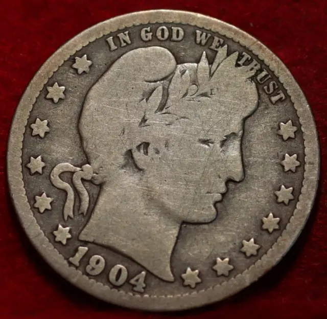 1904-O New Orleans Mint Silver Barber Quarter