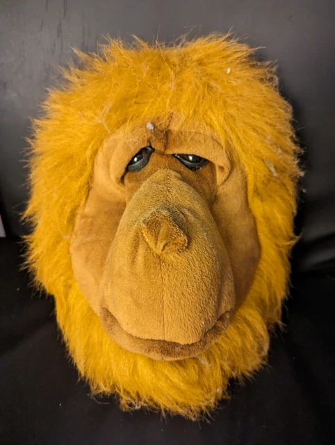 Beverly Hills Teddy Bear Co Plush Mounted Head Bust Wall Hanging Orangutan 13"