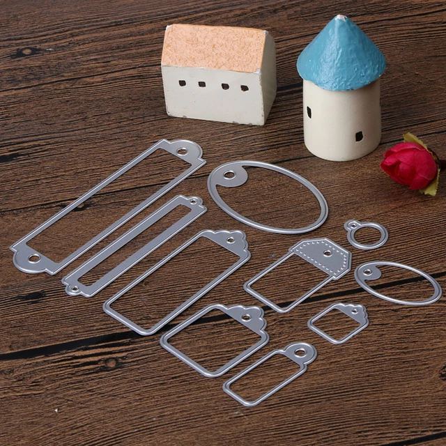 10pcs Crafts Templates Mould Exquisite DIY Cutting Dies for Greeting Card Making
