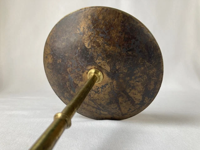 5" Antique Brass Gilt 19th Century Victorian Rosette Curtain Tie Back Hardware 17