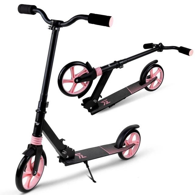STAMP Trottinette Pliable Ergonomique PP Deck rose SKIDS CONTROL pas cher