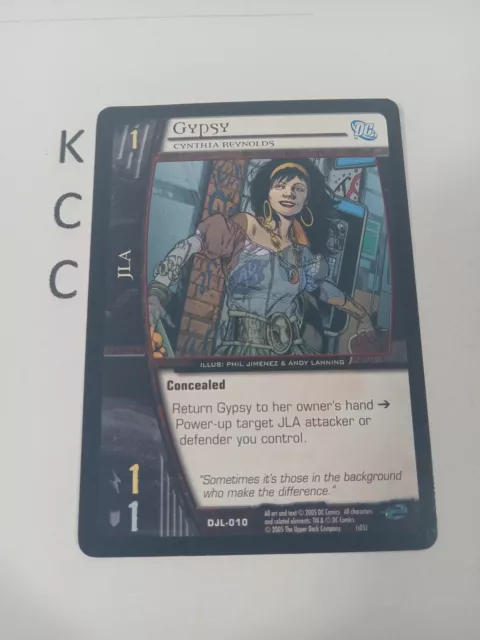 VS. System TCG DC DJL-010 Gypsy Cynthia Reynolds