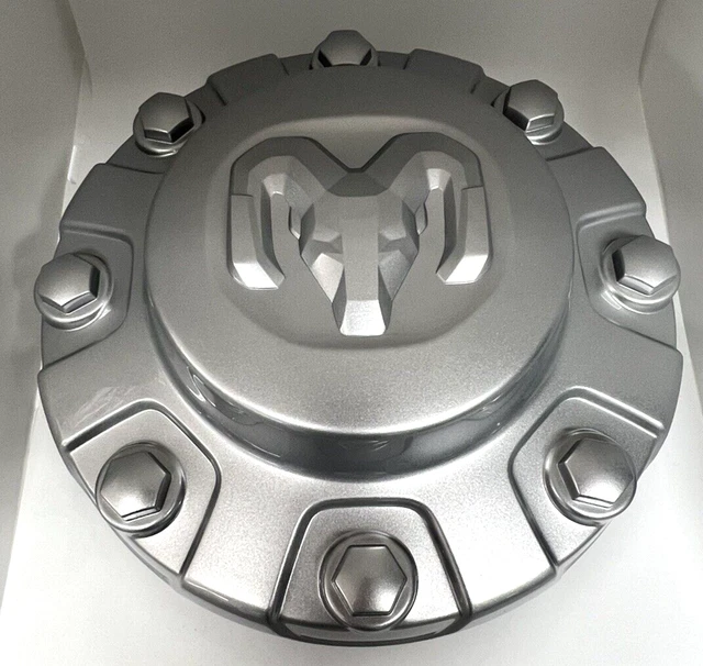 Left Rear Hubcap 2019-2024 DODGE RAM 3500 1-ton Dually Steel Wheel REAR Center Hub Cap ...
