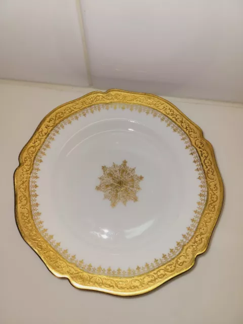 Antique WM. GUERIN & CO LIMOGES FRANCE GOLD MEDALLION PLATE