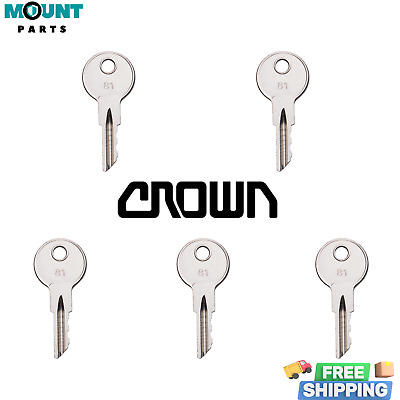 JEENDA 2PCS Ignition Keys C250 Replaces 089216-001 170151-001 Compatible with Crown Forklift 2 