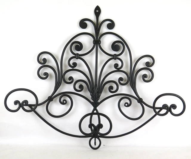 Arterameferro Appendiabiti Da Parete FOGLIA - Gancio Singolo In Ferro Battuto Made In Italy 23x12cm - 2