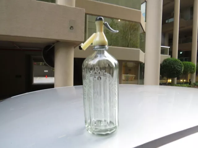 Vintage  Soda Water Bottle  Syphon Tooth & Co Sydney