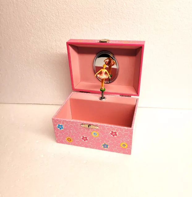 Girl's Musical Jewellery Storage Box with Spinning Ballerina.