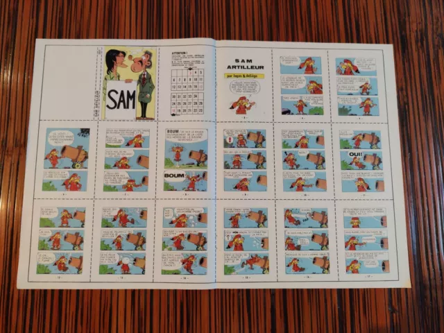 Supplément Journal Spirou mini récit à monter N.551 SAM- TBE RARE