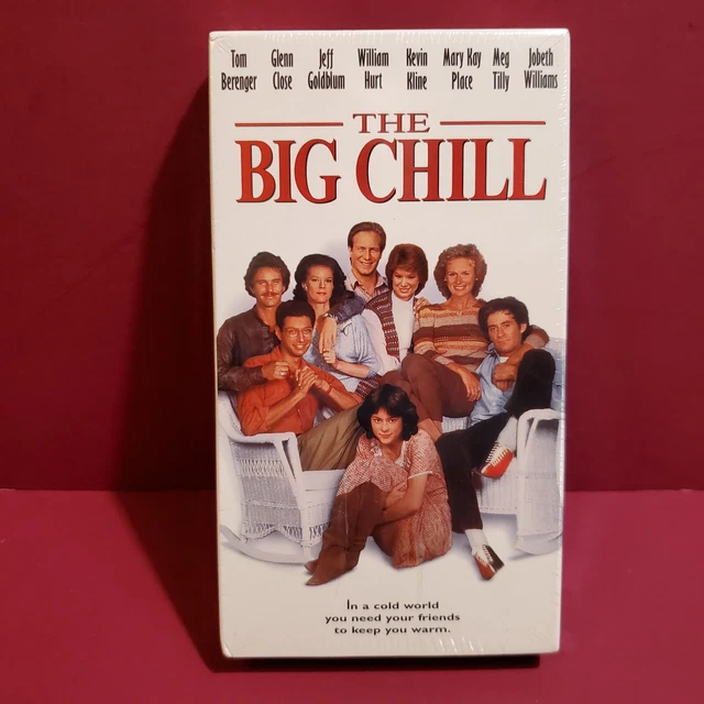 VHS THE BIG Chill, Glenn Close, Kevin Kline Sealed, watermarked