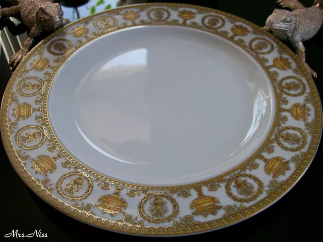 Rosenthal Versace I Love Baroque Bianco 2 x Speiseteller 27 cm ** 1 A NEUWARE**