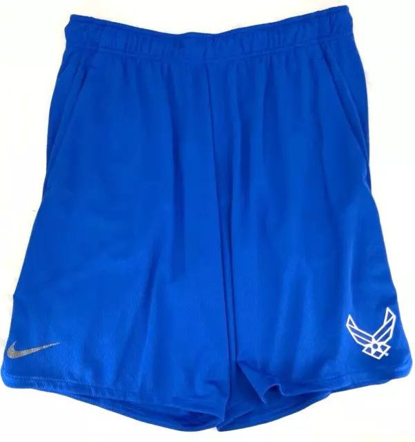 NEW USAF Air Force Falcons Nike Dri-Fit Hype Basketball Shorts Blue Men's XL