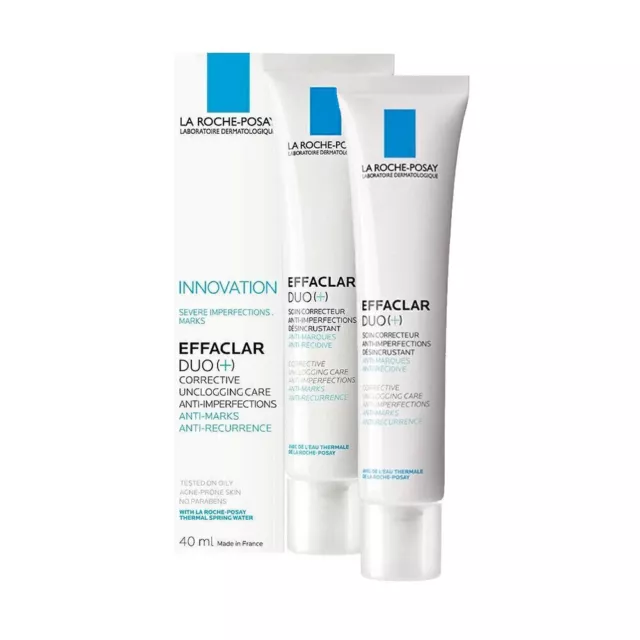 1/2PCS La Roche Posay Effaclar Duo+ Plus Cream 40ml Anti Imperfection Marks Skin