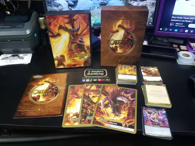 D2 World of Warcraft Onyxias Lair Raid Deck *Opened