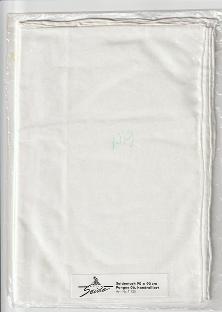 30% Descuento: Pañuelo Seda, Reine Seda, Ponge 06 , 90 X 90CM, Blanco Natural
