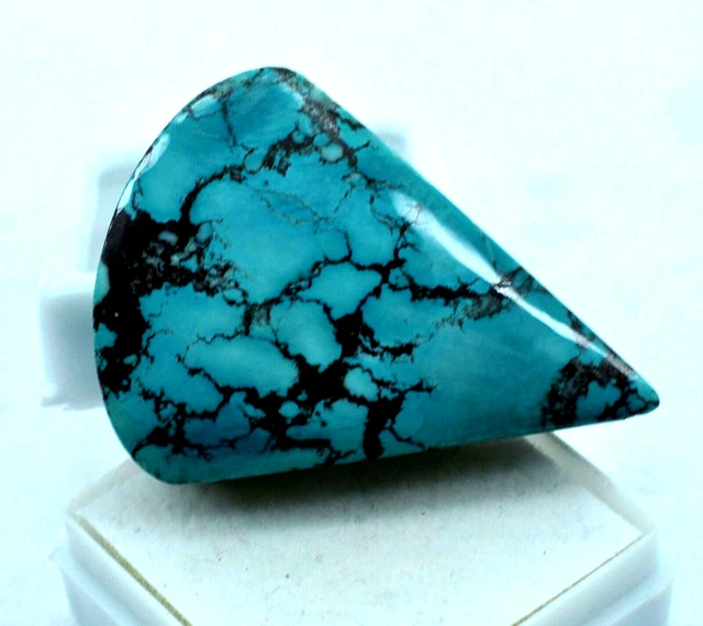 65.70 ct Natural Blue Spider Turquoise Gem Rough Untreated Mined Gemstone