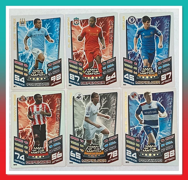 12/13 TOPPS MATCH Attax Premier League Trading Cards - Legend £2.50