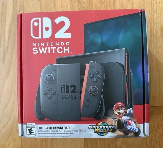 NINTENDO SWITCH 2 Console + Mario Kart World Game Bundle - IN HAND ...