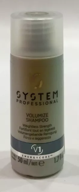 Volumize Shampoo Champu Volumen Fuerza y Ligereza 50ML System ProfessionaL