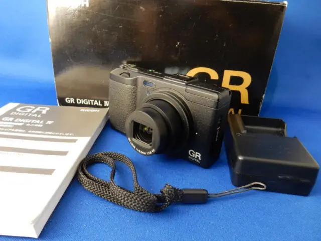 [Near MINT in Box] Ricoh GR IV 4 Digital Compact Camera 10.4MP Black From JAPAN