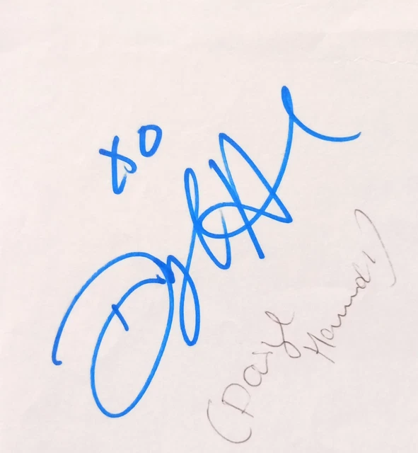 Daryl Hannah - Autograph - Signed Page - Munich 2005 - Splash - Kill Bill