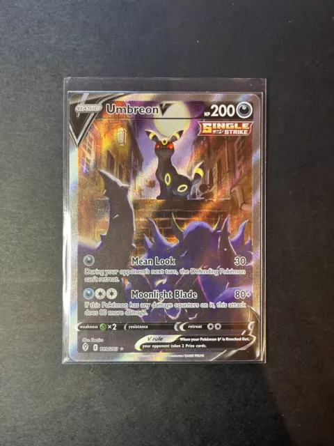 Pokemon Evolving Skies Umbreon V Alt Art 189/203 Near Mint english