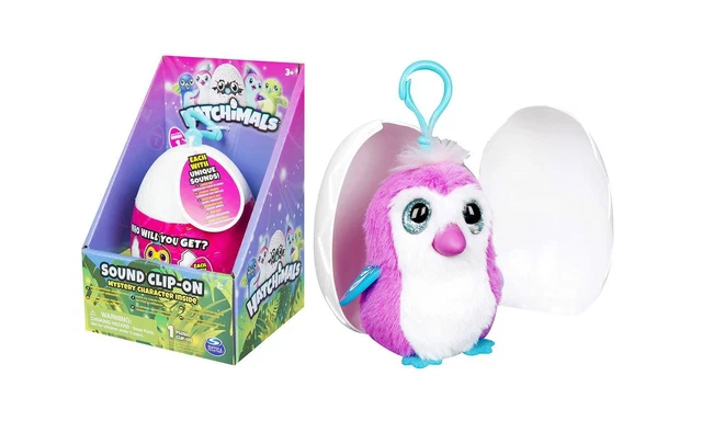 HATCHIMALS MYSTERY MINIS Sound Clip On Colleggtibles Egg Plush