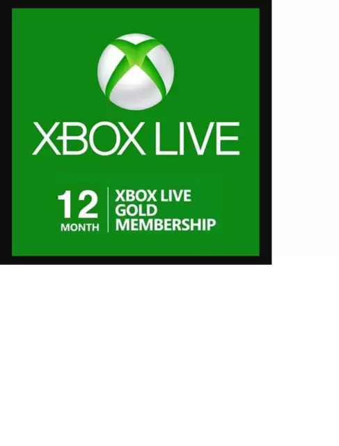Xbox LIVE 12 Month Gold keyCode - Global Version